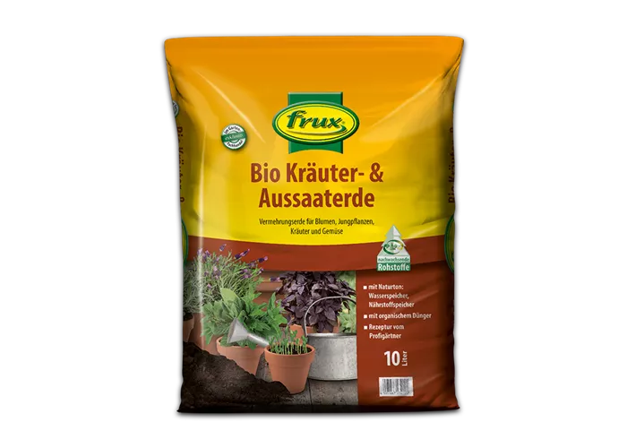Kräuter-u.Aussaaterde FRUX 10 l Kräuter-u.Aussaaterde FRUX 10 l
